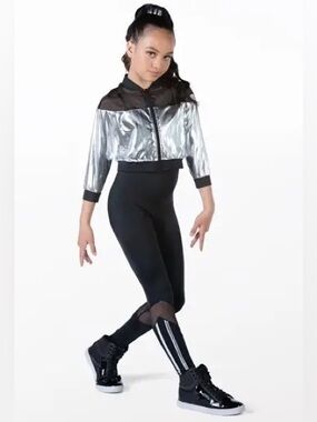 Weissman “As Long As You Love Me” 14748 LC Black & Silver Hip Hop Costume Set